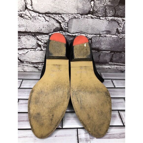 Joe's Black Suede Leather Casual Pull On Heeled Boots Women Sz 7M US/38EU - Picture 15 of 16